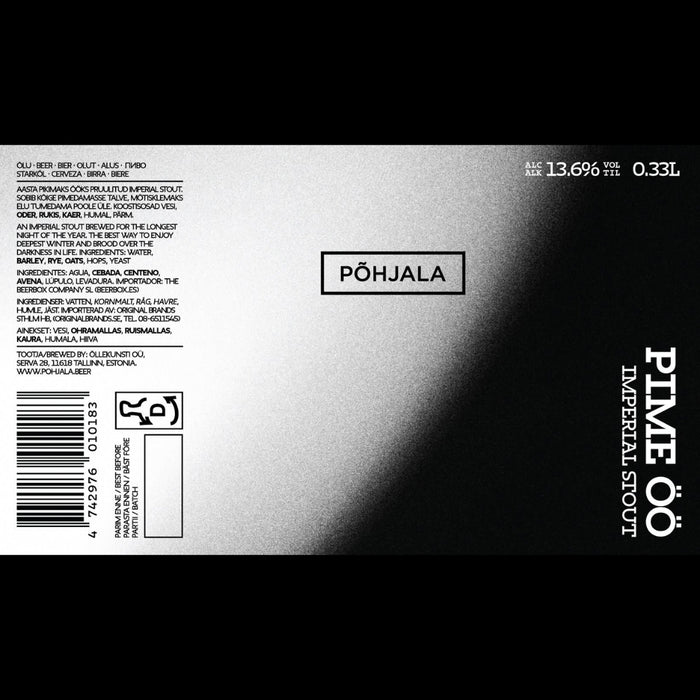 Põhjala Pime Öö Imperial Stout (330ml)