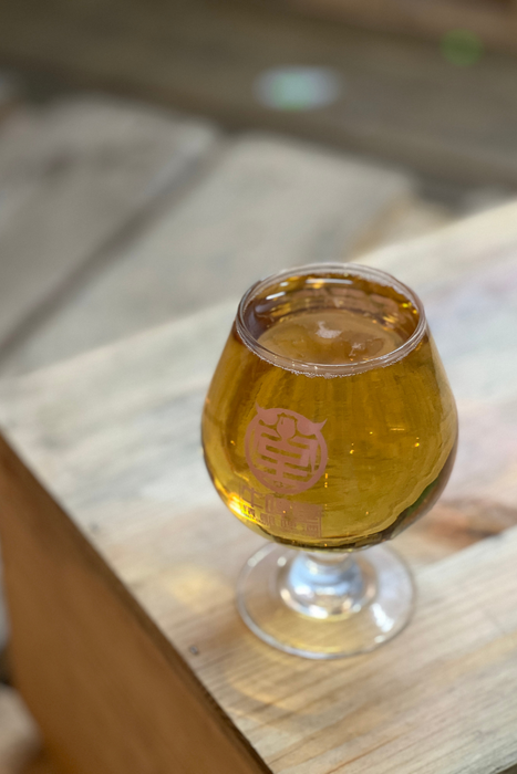 NBeer Snifter Glass (Pink label)