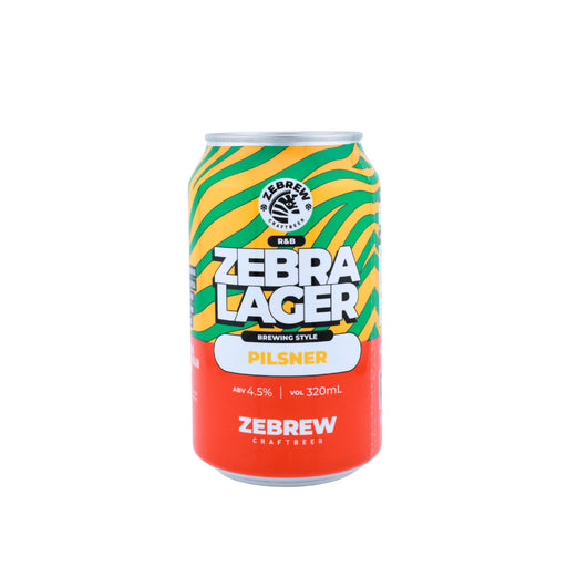 Zebrew Zebra Lager Pilsner (320ml)