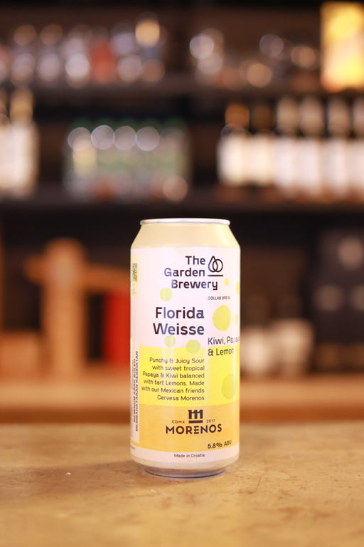 The Garden Florida Weisse: Kiwi, Papaya and Lemon Sour (Morenos collab) (440ml)