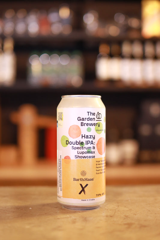 The Garden Hazy Double IPA Spectrum and Lupmax DIPA (Barth Haas collab) (440ml)