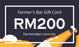 Farmer's Bar RM200 Gift Card