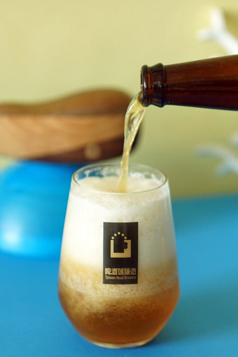 Taiwan Head Glass 啤酒頭黑金杯