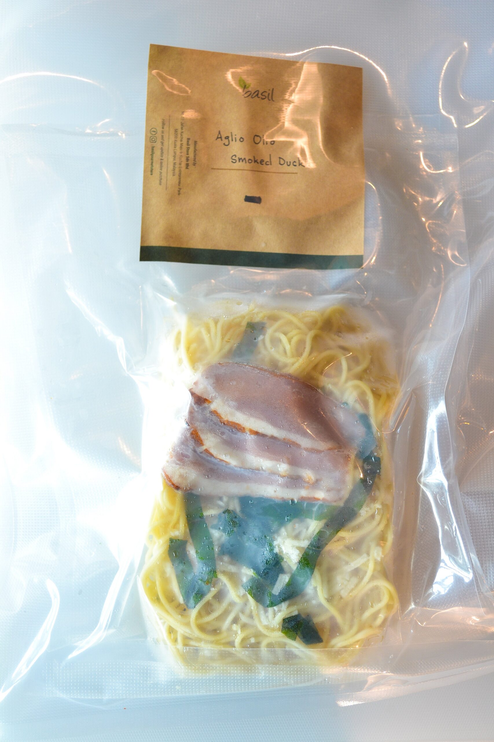 Pasta Easy Aglio Olio with Smoked Duck